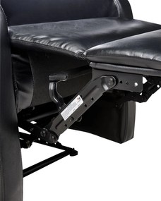 Relaxačné kreslo Virtudosa (čierna) . Vlastná spoľahlivá doprava až k Vám domov. 1076500