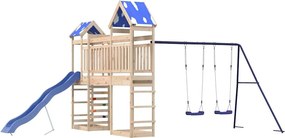 vidaXL Vonkajšia súprava na hranie masívna borovica