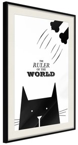 Artgeist Plagát - The Ruler Of The World [Poster] Veľkosť: 40x60, Verzia: Zlatý rám s passe-partout