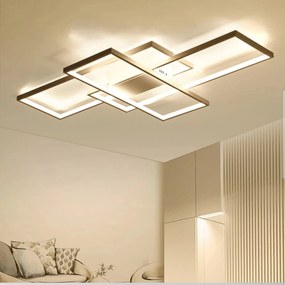 Toolight - LED stropné svietidlo + diaľkové ovládanie APP385-CP, chrómová, OSW-07860