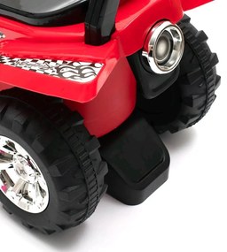 Detské odrážadlo so zvukom Štvorkolka Baby Mix zelená