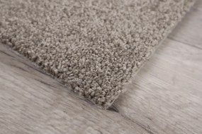 Vopi, AKCIA: 👣🛡️150x150 cm Kusový koberec Capri béžovej - neúčtujeme odrezky z role - obšitý zo všetkých strán + protišmyková úprav, šíře, hnedá, ab (mriežka), chodba / predsieň