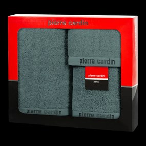 FROTÉ UTERÁK PIERRE CARDIN EVI SADA 30X50 CM, 50X90 CM, 70X140 CM TMAVOMÄTOVÁ