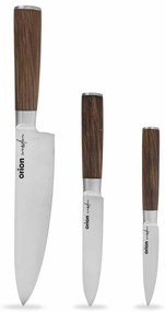 Kuchynský nôž WOODEN sada 3 ks