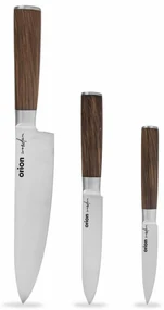 Kuchynský nôž WOODEN sada 3 ks