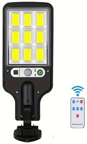 LED nástenná lampa so solárnym napájaním a senzorom pohybu 108COB
