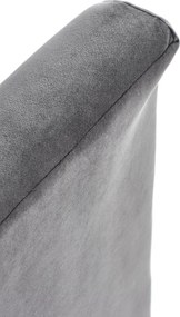 Kreslo ALESSIO - čalúnené - popolavé/prírodné