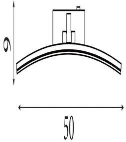 Searchlight 79822-50SS-LED Svietidlo na obrazy SANTORINI LED/10,88W/230V strieborné