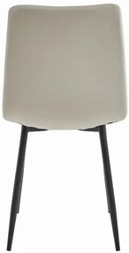 Set 4 kresiel TURIN - béžový zamat