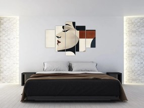 Obraz - Žena z profilu (150x105 cm)