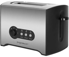 Aigostar B.V. Aigostar - Hriankovač s dvomi otvormi 900W/230V chróm AI1505