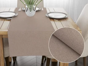 Biante Dekoračný behúň na stôl BKR-502 Svetlo hnedý režný 20x120 cm