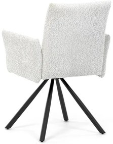 Autronic BONTEC Jedálenská stolička, krémová, látka bouclé, DCH-W1117 CRM2 Farba: Hnedá
