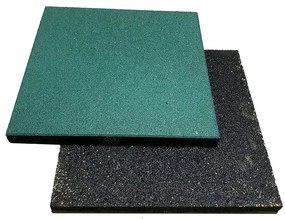 Gumová dlažba 50x50 cm  hr.2 cm zelená