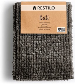 Tmavosivá kúpeľňová predložka 50x70 cm Bati – Restilo