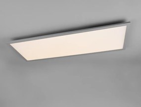 Stropné LED osvetlenie Alpha 80x29 cm, titánovo šedá