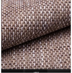 Jedálenská stolička NATE biela/hnedá