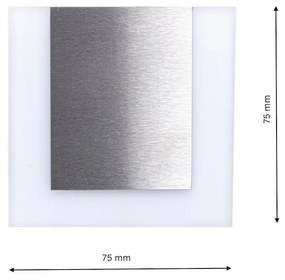 Schodiskové LED svietidlo Capri, 1x LED 0,6w, 3000k, s