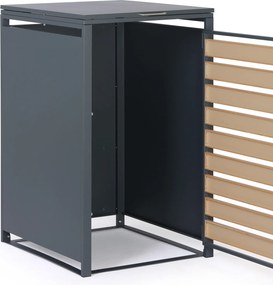 Prístrešok na popolnicu 240 l, 1160 x 695 x 800 mm, dekor dreva