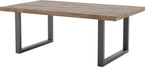XXXLutz KONFERENČNÝ STOLÍK, čierna, koňaková, kov, kompozitné drevo, 120/45/70 cm Hom`in - Stolíky do obývačky - 000552059501