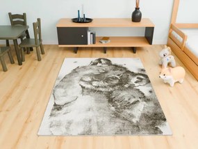 Detský koberec Lima 9362A sivý / krémový