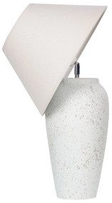 Keramická stolná lampa biela AMBLO Beliani