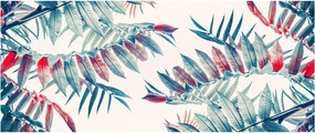 Obraz - Tropické listy (120x50 cm)