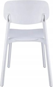 Plastová stolička LARA biela