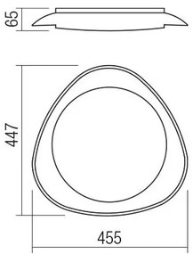Redo 05-922 - LED Stropné svietidlo VERENA LED/24W/230V antracit
