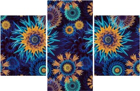 Obraz - 3D kvety (90x60 cm)