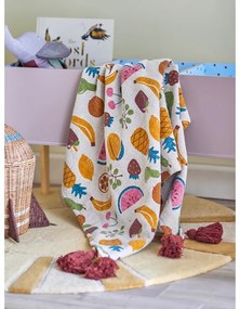 Detská deka z recyklovanej bavlny 130x160 cm Fruitta – Bloomingville Mini