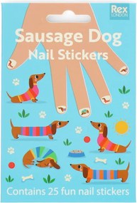 Kreatívna súprava Sunny Sausage Dog – Nail stickers – Rex London