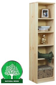 Regál eko stredný 150 borovica surová