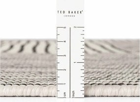 Čierny/krémovobiely vnútorný a vonkajší koberec 120x170 cm Haringey Nightingale – Ted Baker