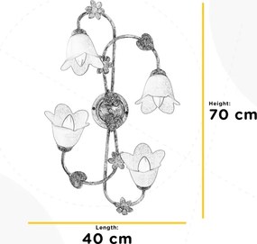 ONLI - Stropné svietidlo BOTTON DORO 4xE14/6W/230V
