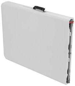 Cateringový skladací set Vivas 1+10 244x75 cm - sivá / biela
