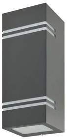 Vonkajšie nástenné svietidlo QUAZAR7 2xGU10/11W/230V IP44 šedá