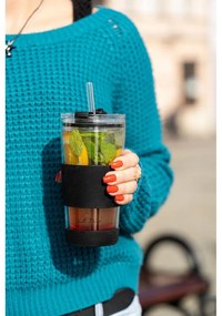 Čierny termo hrnček 600 ml Fuori – Vialli Design