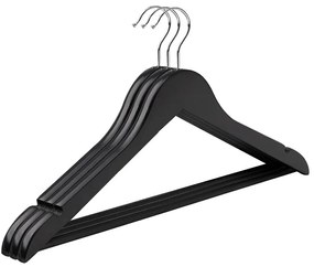 Vešiaky 3 ks drevené CRW001G01