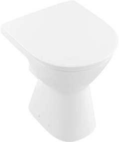 VILLEROY &amp; BOCH ViCare samostatne stojace WC (zvýšené) s hlbokým splachovaním bez vnútorného okraja, 355 x 480 mm, biela alpská, 4683R001