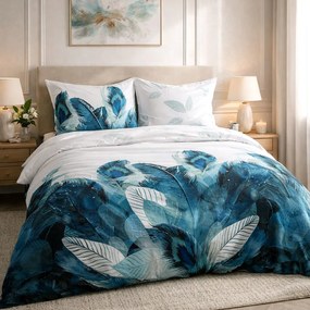 SATÉNOVÉ OBLIEČKY PANEL 200X220 CM, 2KS 70X80 CM LISTY