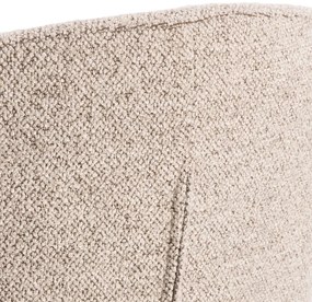 CLARA Béžová Latte (látka Monza 60)/čierne nohy – MODERNÁ ČALÚNENÁ  KRESLOVÁ STOLIČKA DO OBÝVAČKY/JEDÁLNE/KANCELÁRIE LOFT