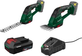 Parkside®  Aku nožnice na trávnik a živý plot 20 V Pags 20-Li A1 + Akumulátor 20 V/2 Ah + Nabíjačka 20 V/2,4 A  (800012951)