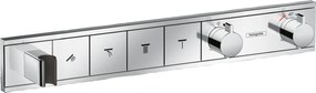Hansgrohe RainSelect, batéria pod omietku na 4 spotrebiče, chrómová, HAN-15357000