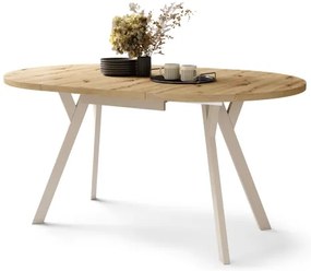 Jedálenský stôl ARTUR dub artisan/béžová