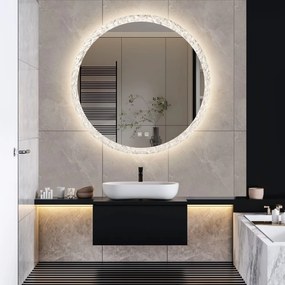 Tutumi Tutumi, LED krištáľové zrkadlo 80cm, model 108, HOM-02701