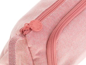 KIK Školský peračník s dvojitým vreckom vanity case ružový