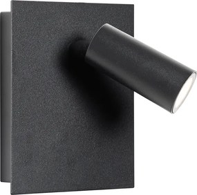 Moderná vonkajšia nástenná lampa čierna vrátane LED IP54 - Simon