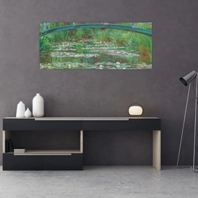 Obraz - Claude Monet, The Japanese Footbridge, reprodukcia (120x50 cm)