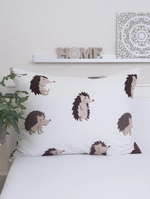 Bavlnená obliečka na vankúš Renforcé 70 × 90 cm – Ježkovia